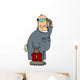 Puzzled Mechanic Wall Decal