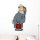 Puzzled Mechanic Wall Decal