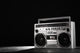 Retro Ghetto Music Blaster Wall Decal