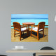 Seaside Table and Chairs Wall Decal
