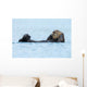 Sea Otter Floating Ocean Wall Decal