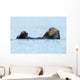 Sea Otter Floating Ocean Wall Decal