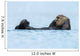 Sea Otter Floating Ocean Wall Decal