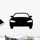 Luxury Car Front Flat Wall Decal