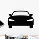 Luxury Car Front Flat Wall Decal
