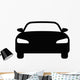 Luxury Car Front Flat Wall Decal