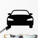 Luxury Car Front Flat Wall Decal