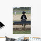 Baseball Player Bench Dugout Wall Decal