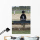 Baseball Player Bench Dugout Wall Decal