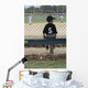 Baseball Player Bench Dugout Wall Decal