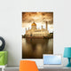 Islamic Mosque over Water Wall Decal
