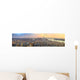 Manhattan Panorama Sunset Aerial Wall Decal