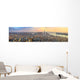 Manhattan Panorama Sunset Aerial Wall Decal