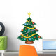 Christmas Tree with Decorations Wall Decal