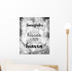 Winter Themed Card Design Wall Decal