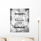 Winter Themed Card Design Wall Decal