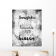 Winter Themed Card Design Wall Decal