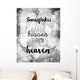 Winter Themed Card Design Wall Decal