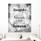 Winter Themed Card Design Wall Decal