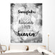 Winter Themed Card Design Wall Decal