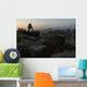 Photographer Stands Edge Cliff Wall Decal