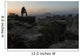 Photographer Stands Edge Cliff Wall Decal