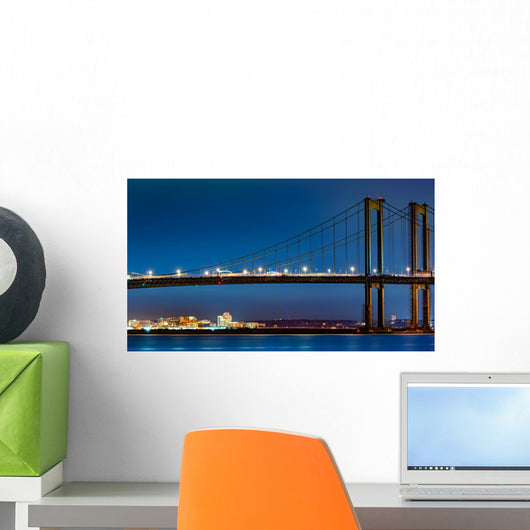 Wilmington Skyline Framed Delaware Wall Decal