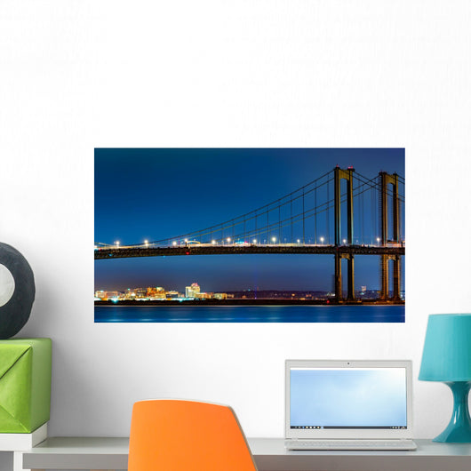 Wilmington Skyline Framed Delaware Wall Decal