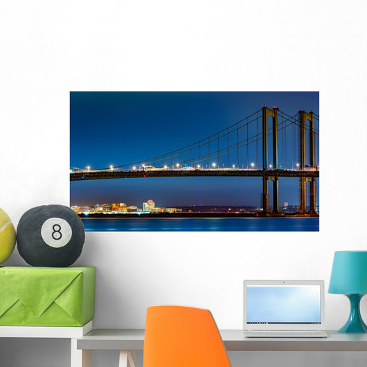 Wilmington Skyline Framed Delaware Wall Decal