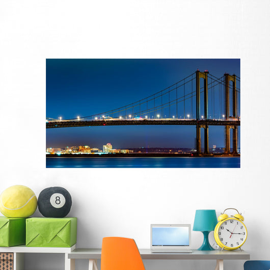 Wilmington Skyline Framed Delaware Wall Decal