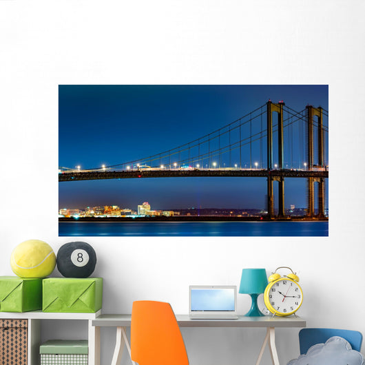 Wilmington Skyline Framed Delaware Wall Decal