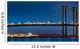 Wilmington Skyline Framed Delaware Wall Decal