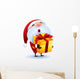 Santa Claus Giving Christmas Wall Decal