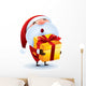 Santa Claus Giving Christmas Wall Decal