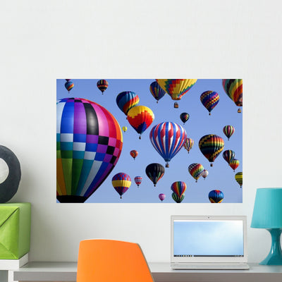 Mass Ascension Launch over Wall Decal shown on a wall