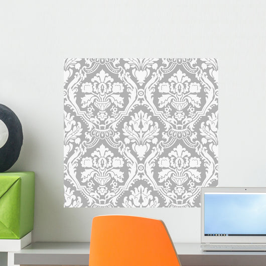 Wallpaper-grey Wall Decal