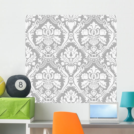 Wallpaper-grey Wall Decal