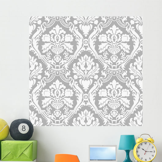 Wallpaper-grey Wall Decal