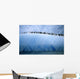 Chinastrap Penguins Lined up Wall Mural