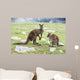 Kangaroos Mother Father and Wall Decal