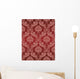 Damask Wallpaper Executed Vector Wall Decal