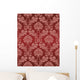 Damask Wallpaper Executed Vector Wall Decal
