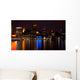 Baltimore Inner Harbor Night Wall Decal