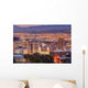Downtown Salt Lake City Evening Wall Decal