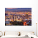 Downtown Salt Lake City Evening Wall Decal