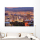 Downtown Salt Lake City Evening Wall Decal