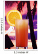 Tequila Sunrise Wall Decal