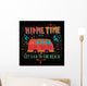 Vintage Hippie Time Print Wall Decal