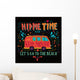 Vintage Hippie Time Print Wall Decal
