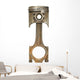 Old Rusty Car Piston Wall Decal